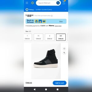 Nike Rebel Xx Black Women Size 8.5 Perfect Condition Worn Once, Too Big